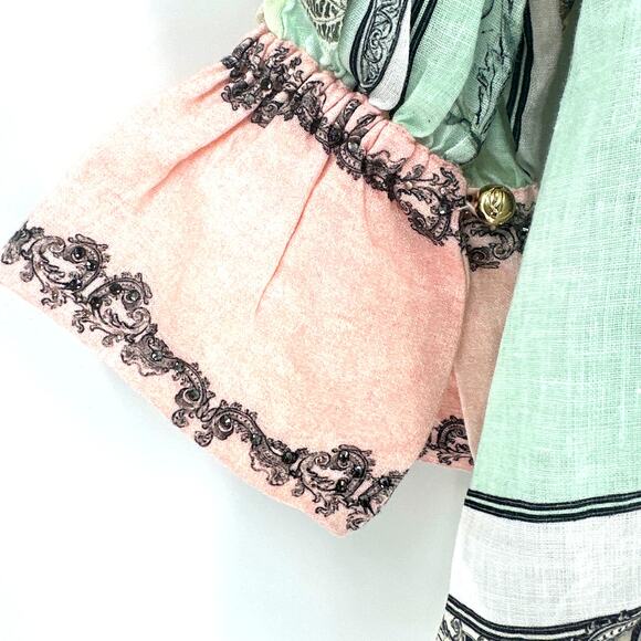 Camilla Long Live Letterpress Mini Shift Shirt Dress Size L - Picture 7 of 14